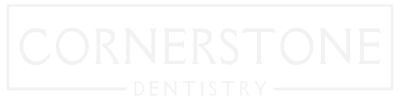 Cornerstone Dentistry White Logo 400x100