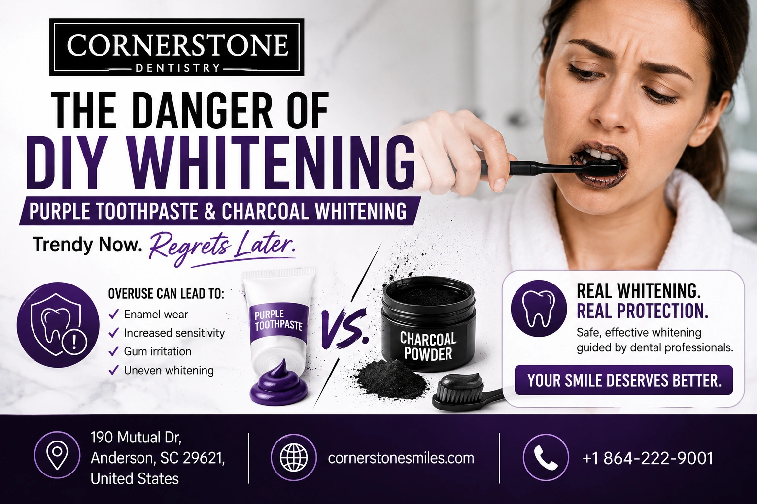 Cornerstone Dentistry DIY Whitening Blog Banner 1 DIY Whitening