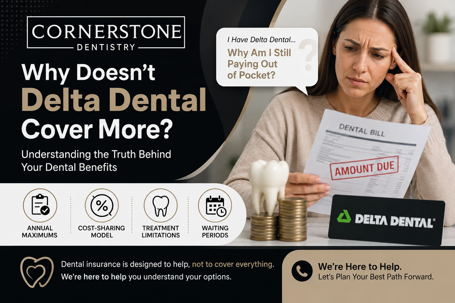Why Your Delta Dental Plan Does Not Cover 100%