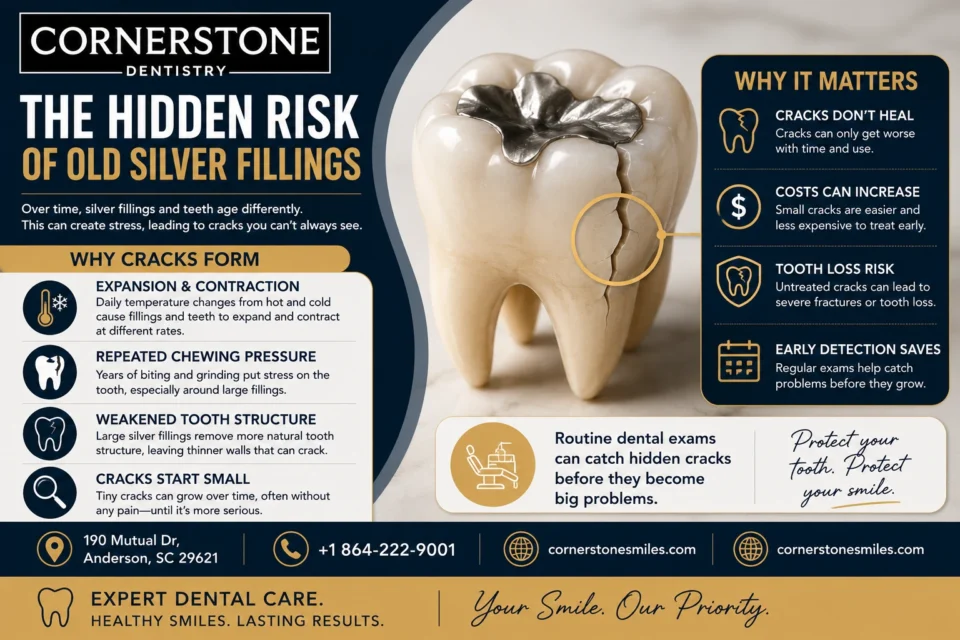 the hidden risk of old silver fillings