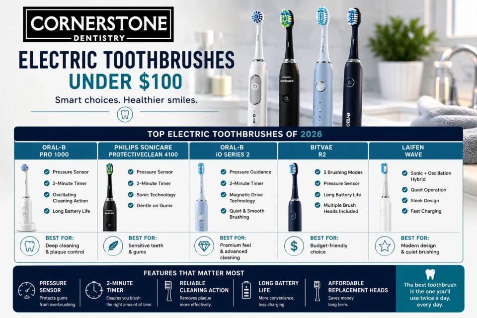 Electric Toothbrushes Under $100