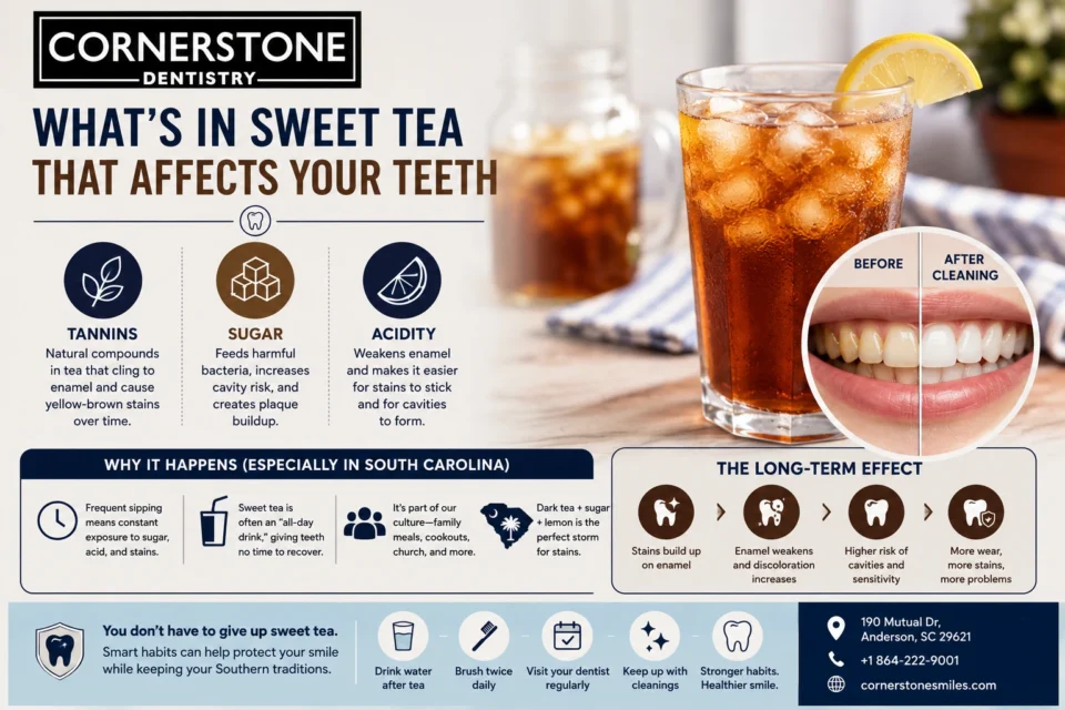 Cornerstone Sweet Tea Infographic 2 Mid Content 2 what's in sweet tea that affects your teeth