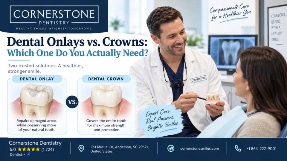 Dental Onlays vs. Crowns: Which One Do You Actually Need?