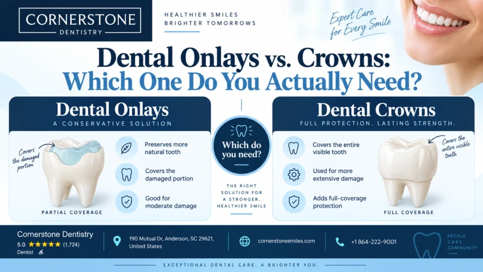 Dental Onlays vs. Crowns: Which One Do You Actually Need?