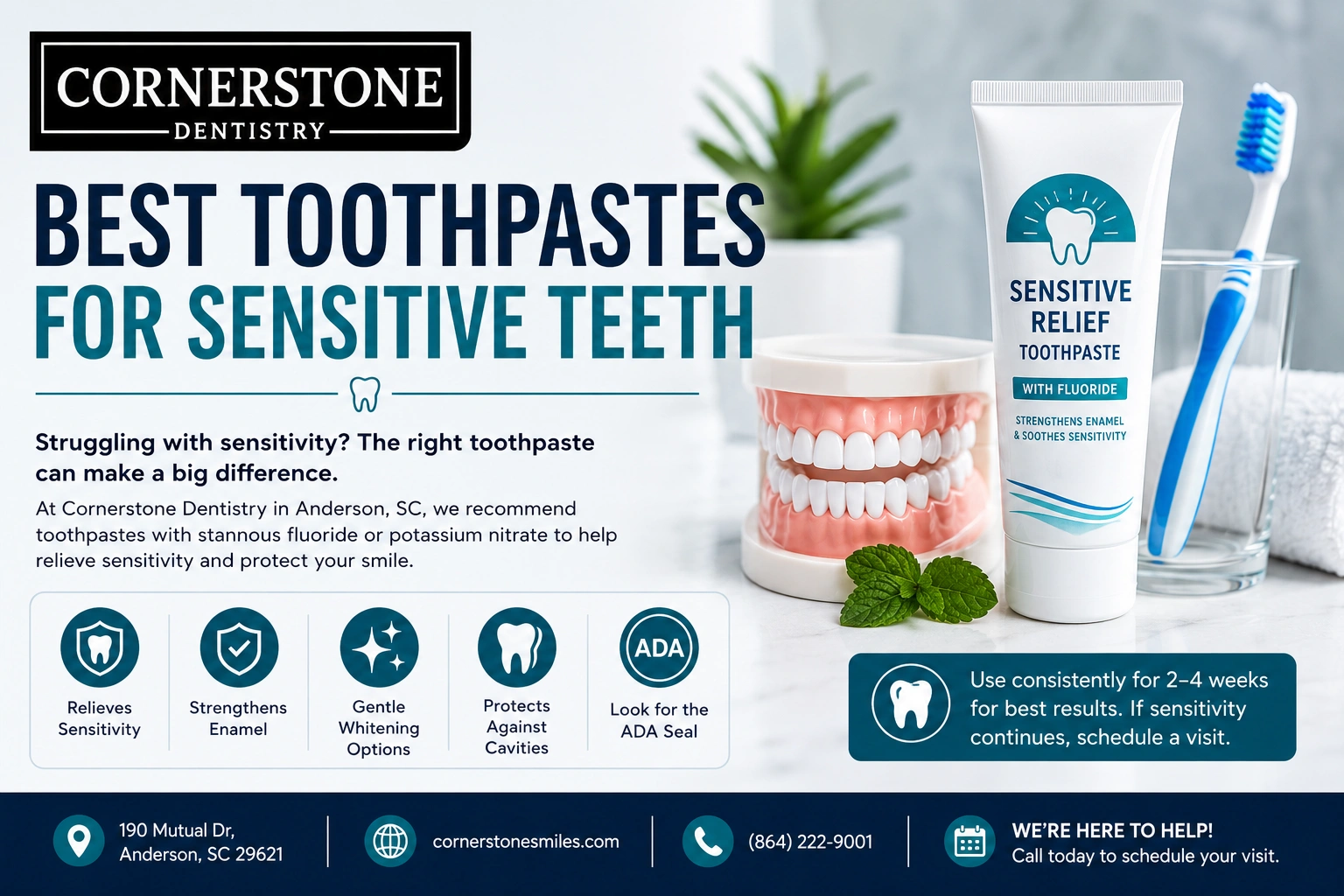 best toothpastes sensitive teeth banner 1 Best tooth paste for sensitive teeth