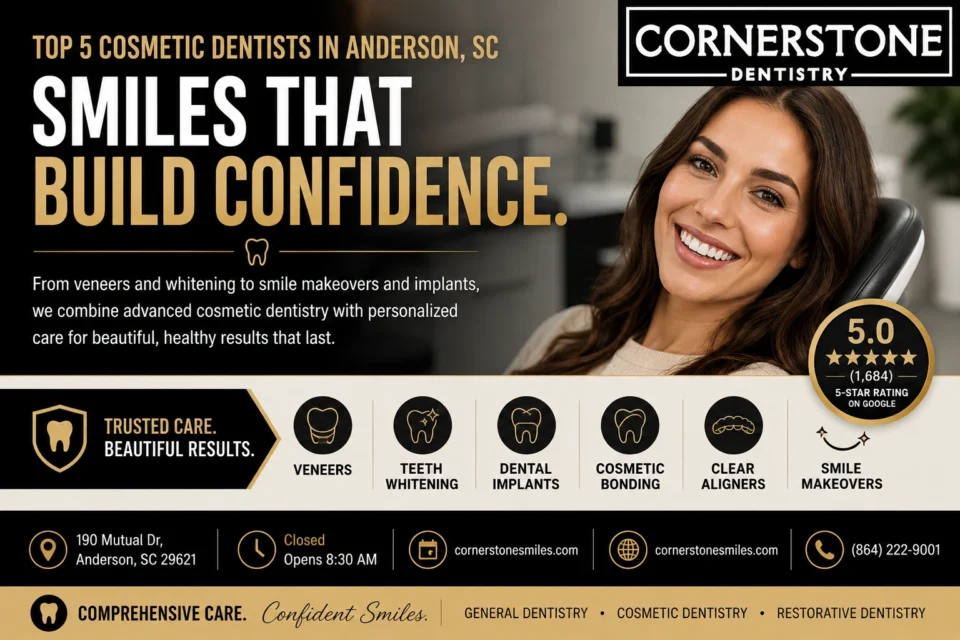 Top 5 Cosmetic Dentists in Anderson, SC
