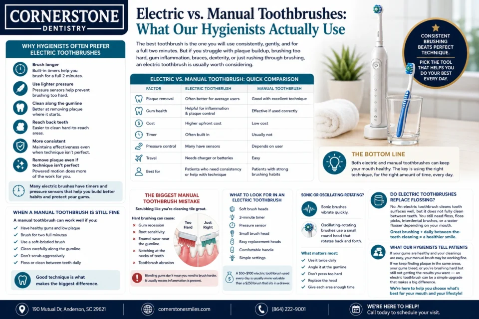Electric Vs. Manual toothbrush