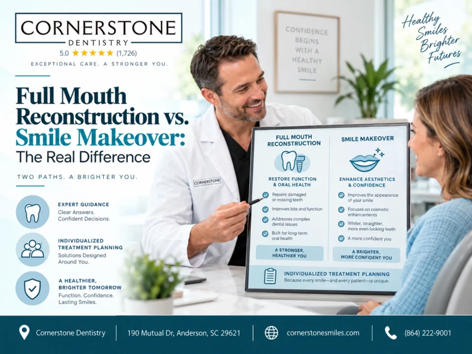 full mouth reconstruction vs smile makeover midcontent Full Mouth Reconstruction vs. Smile Makeover: The Real Difference