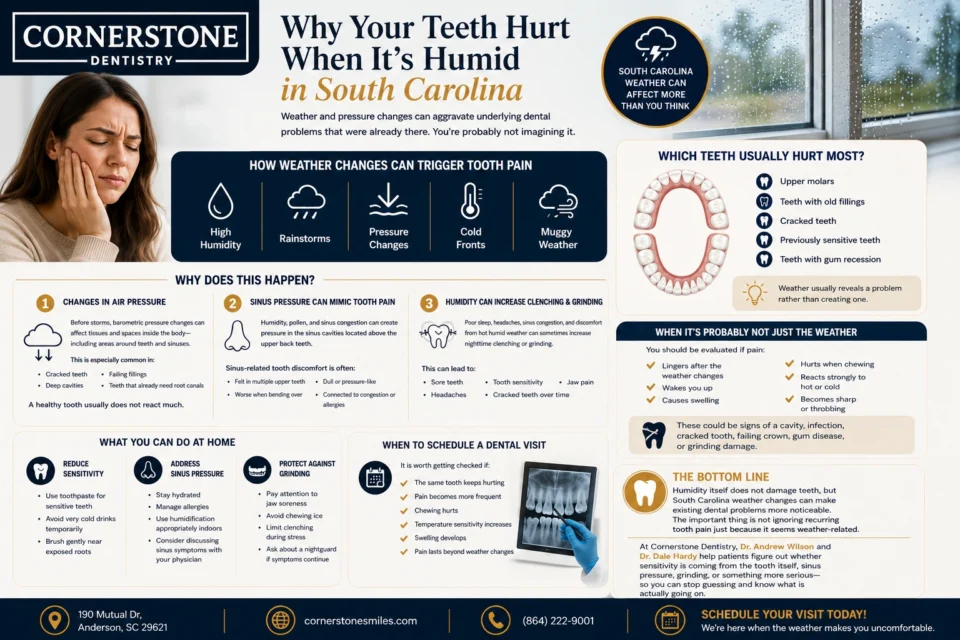Humidity tooth pain