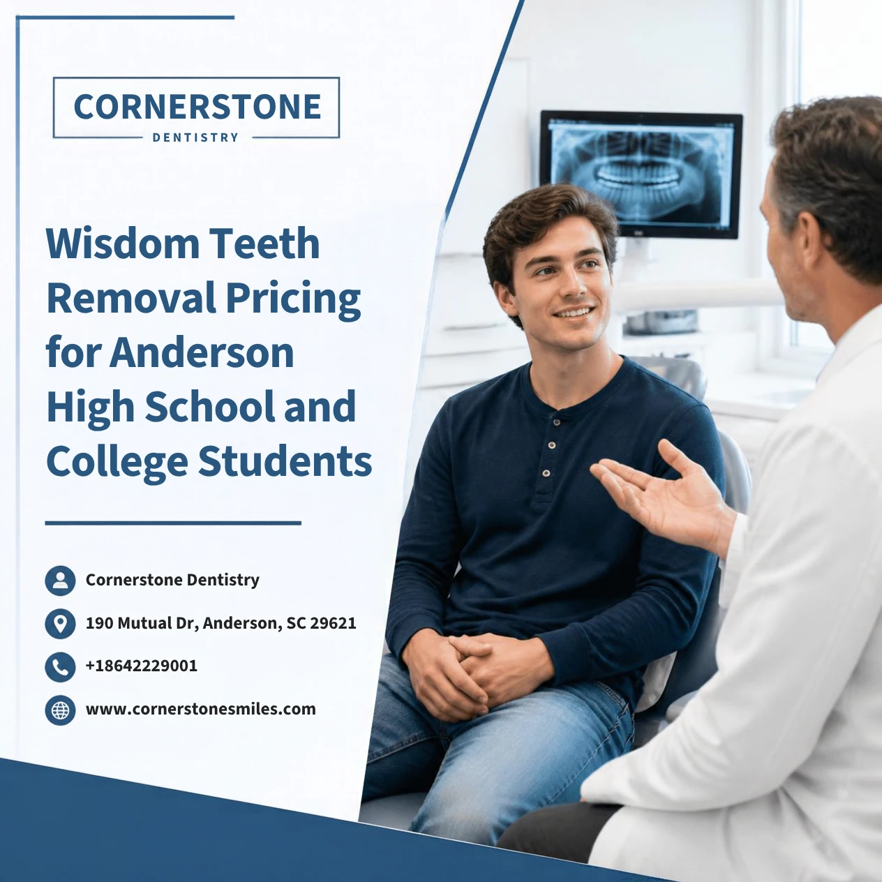 wisdom teeth removal pricing anderson students featured